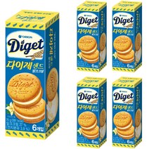 다이제 오리온 샌드, 70g, 5개