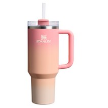스탠리 퀜처 H2.0 플로우스테이트 텀블러, 핑크 메사 선셋, 887ml, 1개