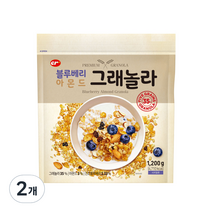 씨알푸드 블루베리 그래놀라, 1200g, 2개