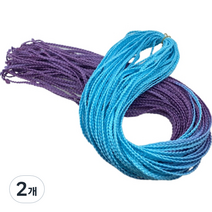 알로데 스트레이트 드레드 부분가발 75cm, TYPE 07, 2개