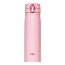 클리나 원터치 보온보냉 텀블러, 핑크, 500ml, 1개