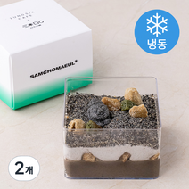 삼초마을 정식카페 하루방 흑임자 무스 보틀케이크 (냉동), 2개, 190g