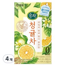 순작 콜드브루 아이스티 청귤차 티백, 1.8g, 20개입, 4개