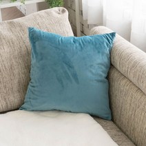 마벨로제 오로라 벨벳쿠션 솜포함, 블루