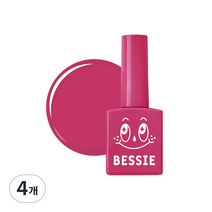 베씨 컬러 젤 11ml, P12 트루마젠타, 4개
