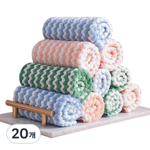 블루리빙 무독성 빨아쓰는 행주 랜덤, 20개