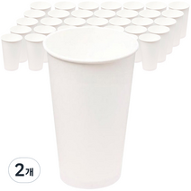 더빈썸 무지 종이컵 380ml, 100개입, 2개