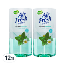 홈즈 에어후레쉬 크리스탈워 본품, 400ml, 12개, 아시안 허브 향