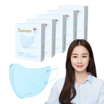 아이바나리 페이스 마스크 M, 10개입, 5개, 스카이 블루