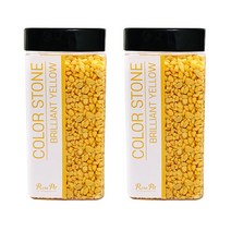 로라펫 컬러스톤 1300g, 브릴리언트옐로우, 2개