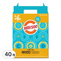광동제약 비타500 비타민D 1000 IU, 40개, 100ml