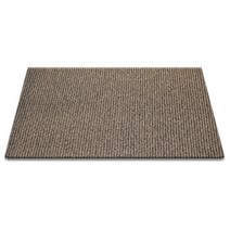 순수 코일 현관매트 120 x 120 cm 두께 20mm, 베이지 + 브라운, 1개