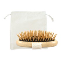 웨신 디탱글 콘핀 두피마사지 헤어브러쉬 + 파우치, 1개