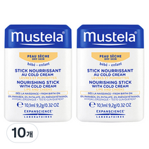 무스텔라 너리싱 스틱 위드 콜드크림, 10.1ml, 10개