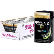 맛있는 두유 GT 검은콩 깨 칼슘, 125ml, 24개