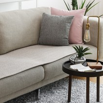 스칸디앤홈 먼지없는 헤링라인 사이잘룩 워셔블 사계절 쇼파패드 다용도매트