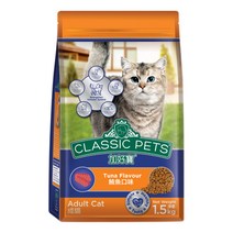 컴페니언펫츠클래식 고양이 사료 참치맛, 1.5kg, 1개