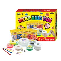 아모스 아이클레이 50g x 4p + 18g x 3p +스노우 매직 2p + 아이폼 3p + 아이슬라임 + 토핑 랜덤발송 세트, 1개