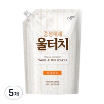 피죤 울터치 프리미엄 리필, 1300ml, 5개