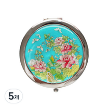 자개 나전칠기 원터치 손거울, 목단꽃, 5개