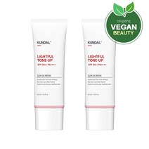 쿤달 데일리 라이트풀 톤업 선크림 SPF50+ PA++++, 40ml, 2개