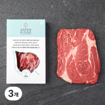 푸드랩플러스 아스펜릿지 미국산 초이스 척아이롤 스테이크용 (냉장), 400g, 3개