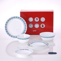 파이렉스 1인 그릇 7p 세트 + 선물패키지, 아자르, 식기 7p