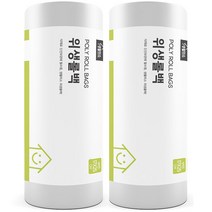 생활미소 위생롤백 소 17 x 25 cm 500p, 2개