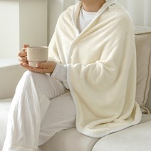 더자리 포시즌 웨어러블 오버랩 똑딱 담요