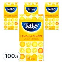 테틀리 레몬&진저 티백, 37.5g, 4개