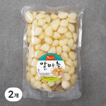 강경신안 알마늘 장아찌, 1kg, 2개