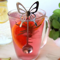 올리브티 버터플라이 티스푼, 실버, 1개