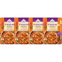 티아시아키친 치킨 마크니 커리 전자레인지용, 170g, 4개