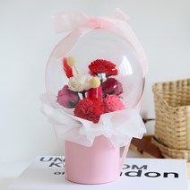 아크릴 풍선 카네이션 소, 레드