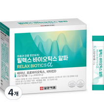 일양약품 릴렉스 바이오틱스 알파 60p, 4개, 120g