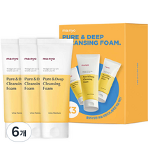 마녀공장 퓨어 앤 딥 클렌징폼, 6개, 100ml