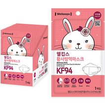 웰킵스 황사방역마스크 소형 KF94, 25개입, 1개
