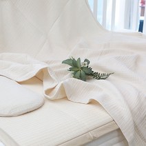 화모 3중직 거즈 유아동이불 S, 베이지
