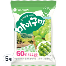 오리온 마이구미 청포도 1개입, 79g, 5개
