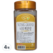 내츄럴스파이스 너트멕 분말, 230g, 4개