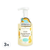 보타니컬테라피 키즈 페이셜 폼 클렌저, 280ml, 3개