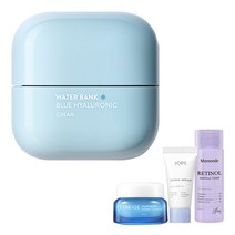 라네즈 워터뱅크 블루 히알루로닉 크림 지복합용 50ml + 아모레퍼시픽 3종 세트, 1세트
