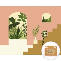 아트조이 물감 2배 DIY 명화그리기 40 x 50 cm, 아치 정원