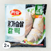하림 닭가슴살 갈릭, 800g, 2개