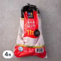 목우촌 닭고기 통닭 11호 개체봉투 (냉장), 1kg, 4개