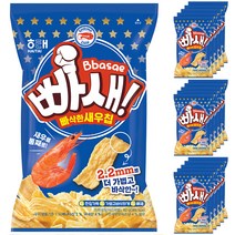 해태제과 빠새 빠삭한새우칩, 60g, 16개