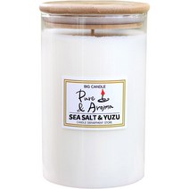 캔들백화점 퓨어 앤 아로마 캔들 1000g, 씨솔트유자