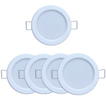 LED 다운라이트 12.7cm 매립등 12w 5p, 주광색