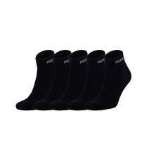 네파 호아프로스트 숏삭스 양말 5켤레 세트 NPDHFSXL, 블랙