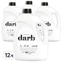 답이답이다 베이킹소다 25無 액체세제 일반드럼 겸용 3L, 12개